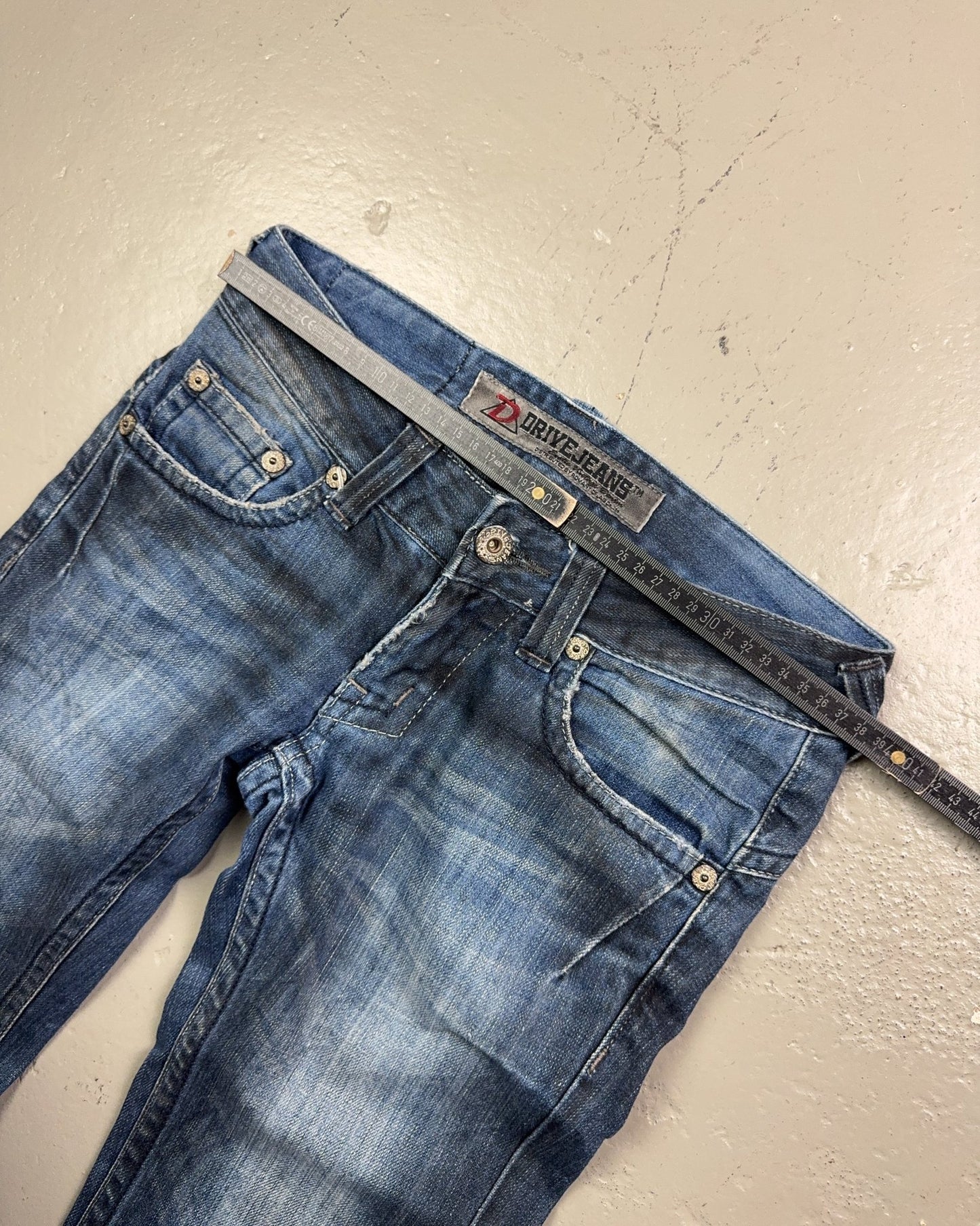 2000's Drive Korean Archive Low Waist/Bootcut Jeans Women's *very rare 28x32 (S)