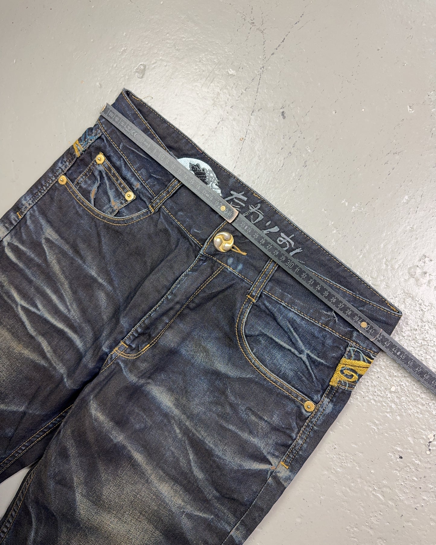 2000's Big Train Japanese Archive Straight/Baggy Jeans *very rare 32x34 (M)
