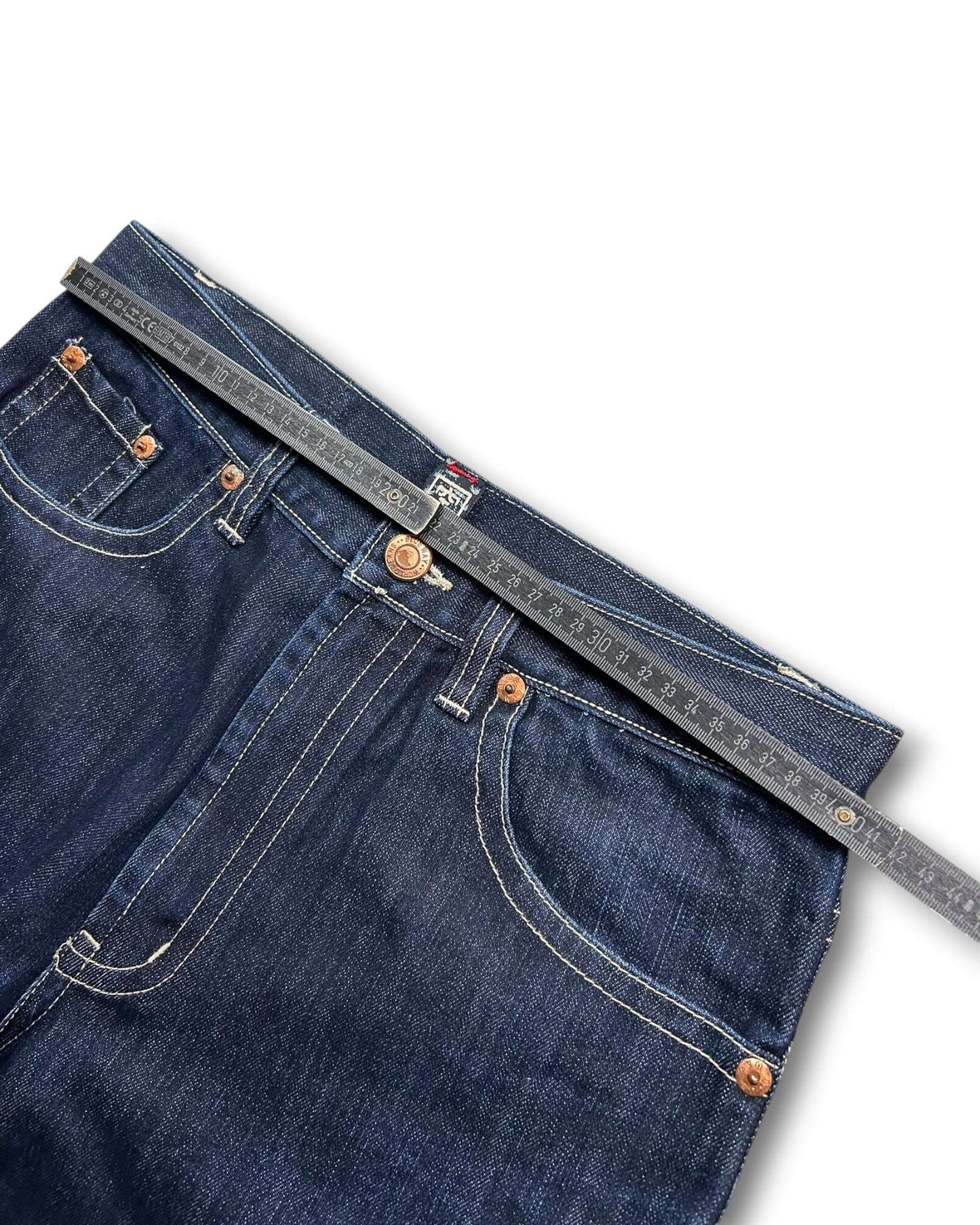 2000's Blue Way Jeans Baggy Japanese Jeans *rare 30x32 (M)