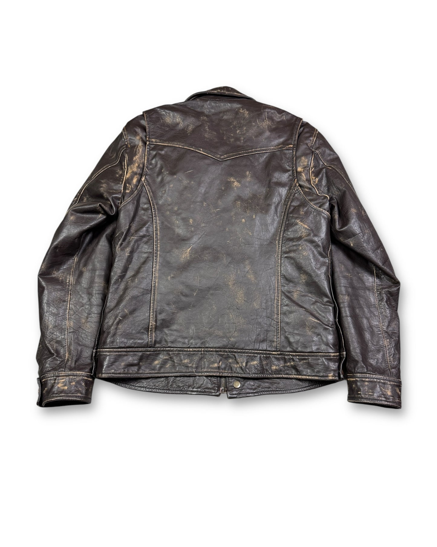 2000's Energie Archive Leather Jacket *very rare (L)