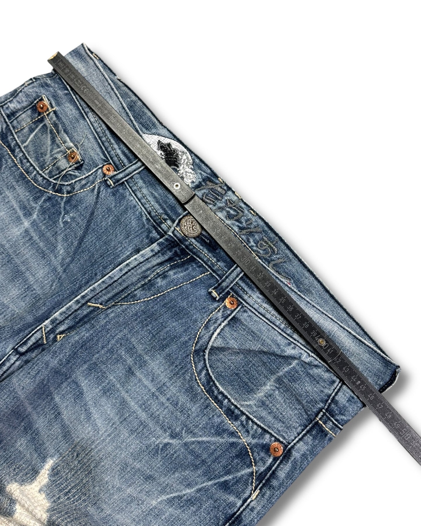 2000's Big Train Japanese Baggy Jeans *very rare 36x34 (XL)