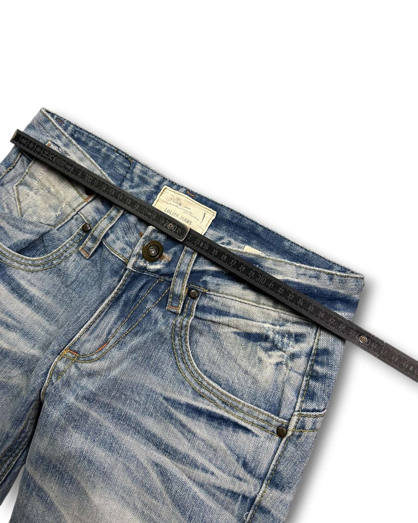 2000's Lolita Straight/Baggy Japanese Archive Jeans *very rare 30x28 (M)