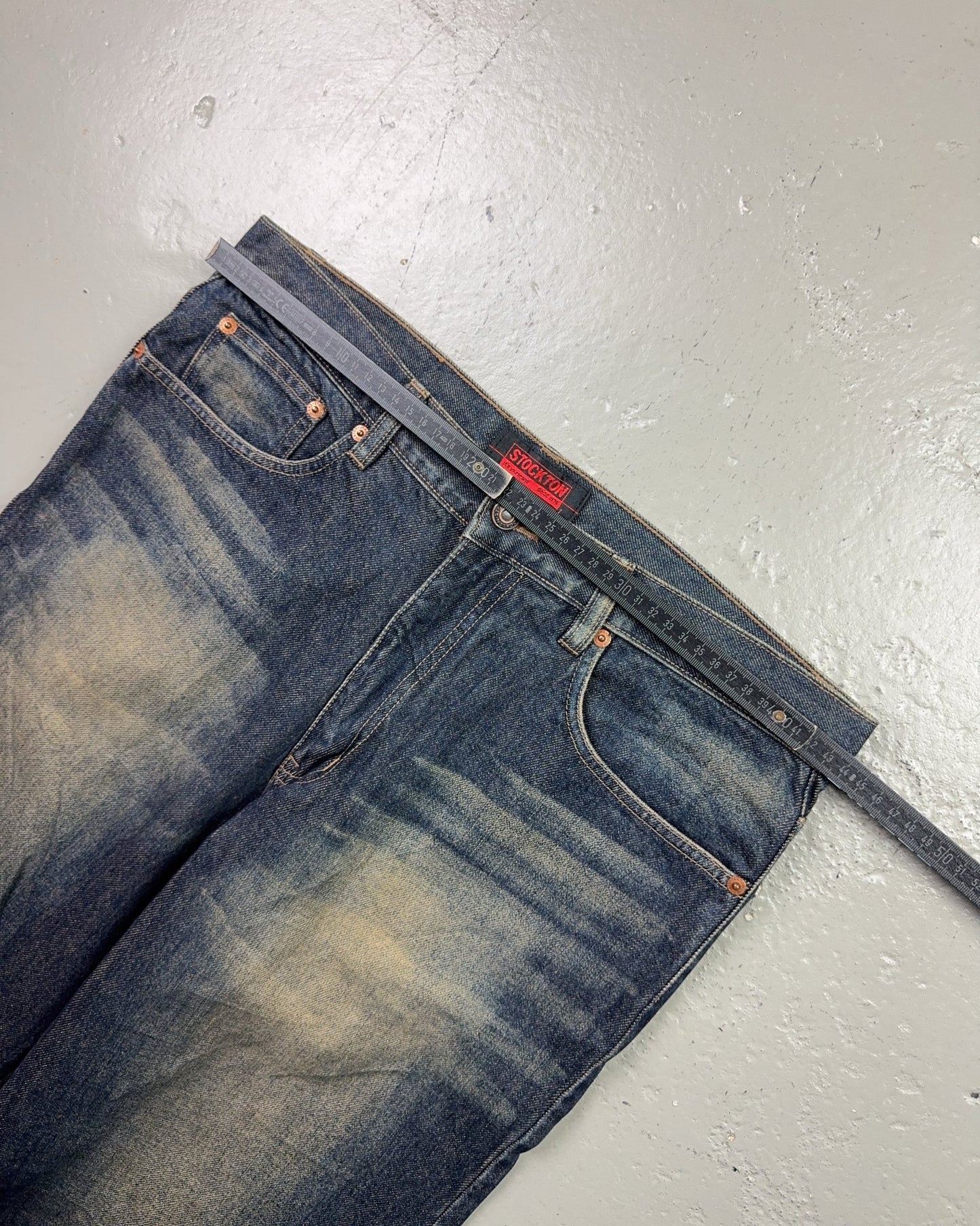 2000's Stockton Japanese Baggy Jeans *rare 34x34 (L)