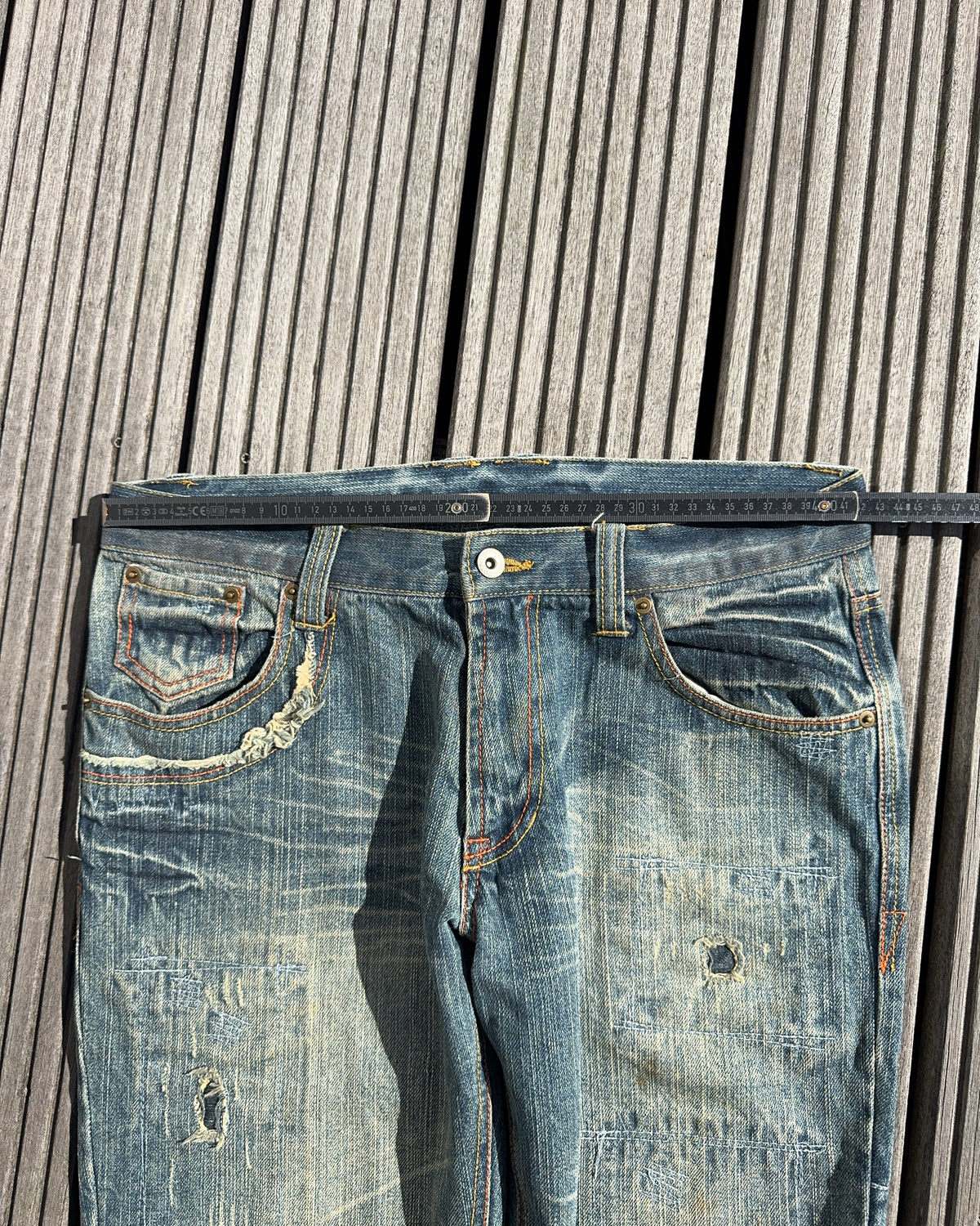 2000's Japanese Bootcut/Flared Jeans *rare 32x32 (M)