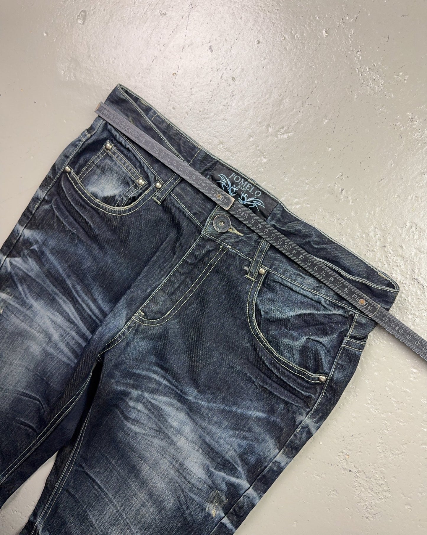 2000's Pomello Jeans Japanese Archive Straight Jeans *very rare 32x34 (M)