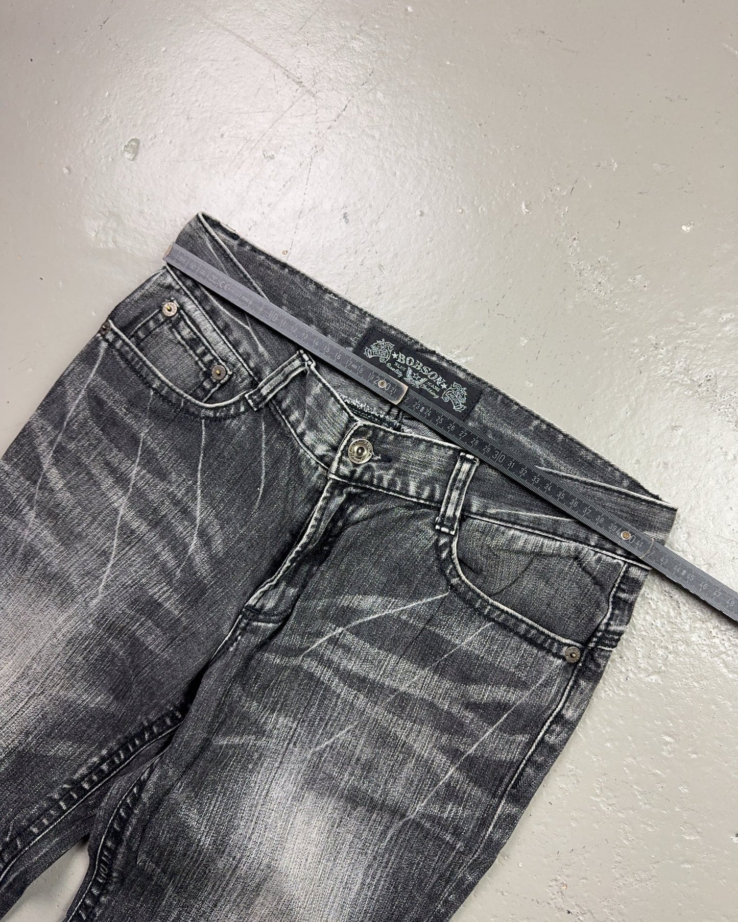 2000's Bobson Japanese Archive Straight/Baggy Jeans *rare 32x30 (M)
