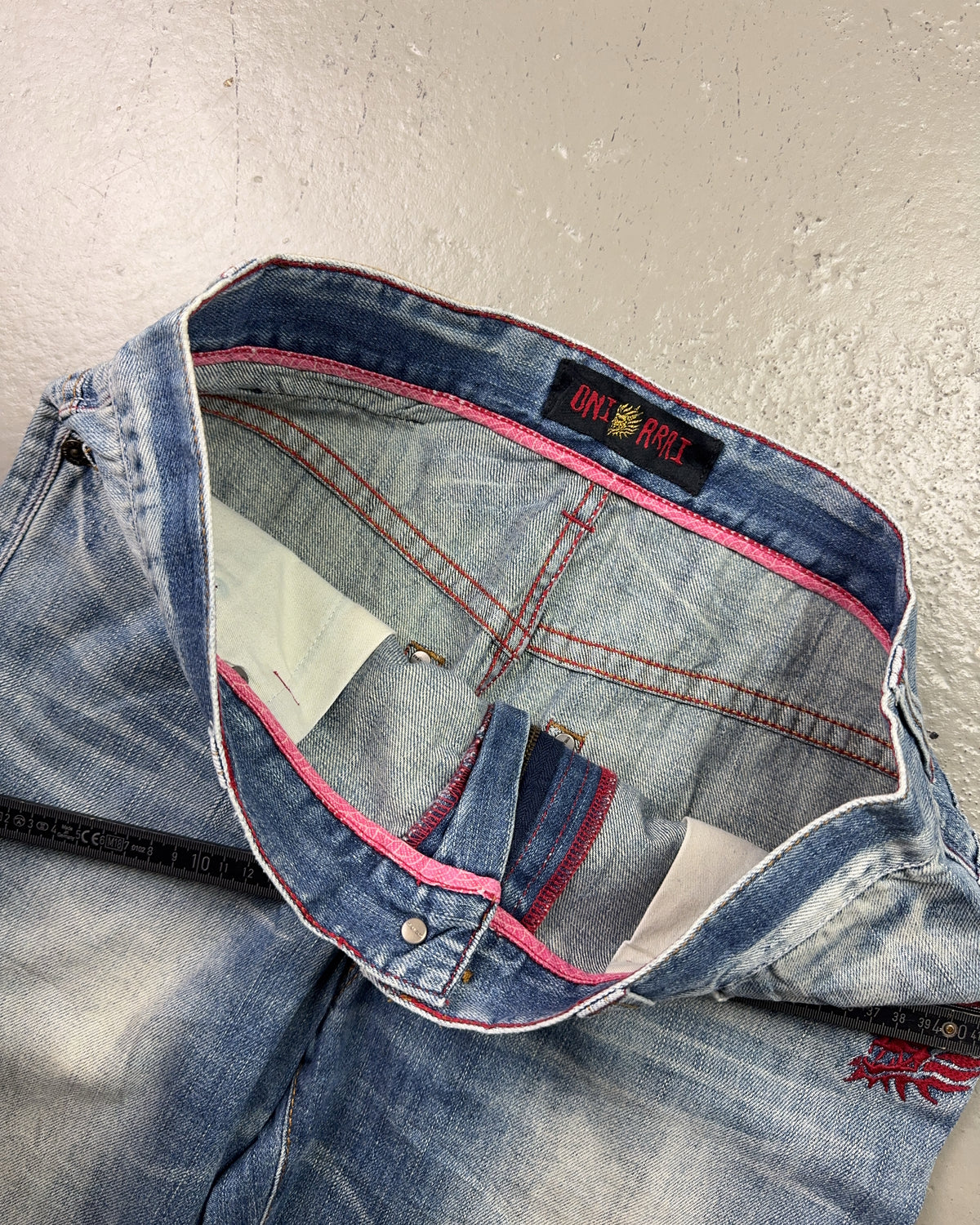 2000's Oniarai Japanese Straight/Baggy Jeans *rare 32x30 (M)