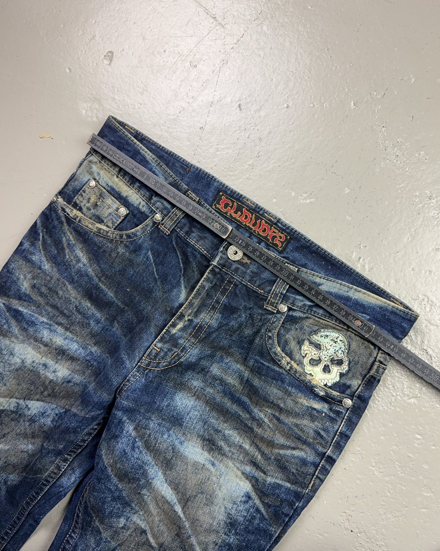 2000's Cloud7 Japanese Archive Straight Jeans *very rare 34x28 (L)