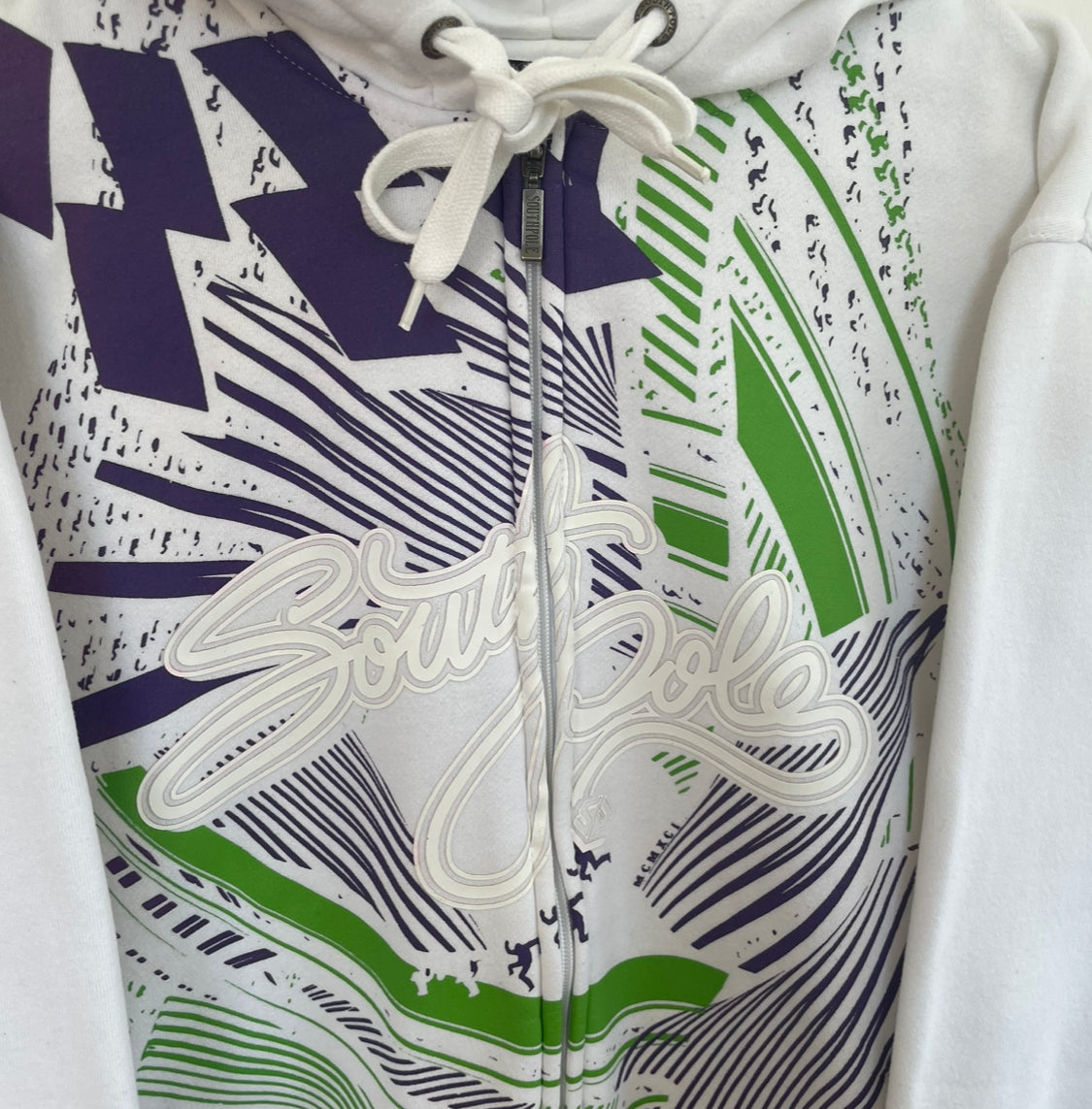 Y2K Southpole Zip Hoodie (SM)