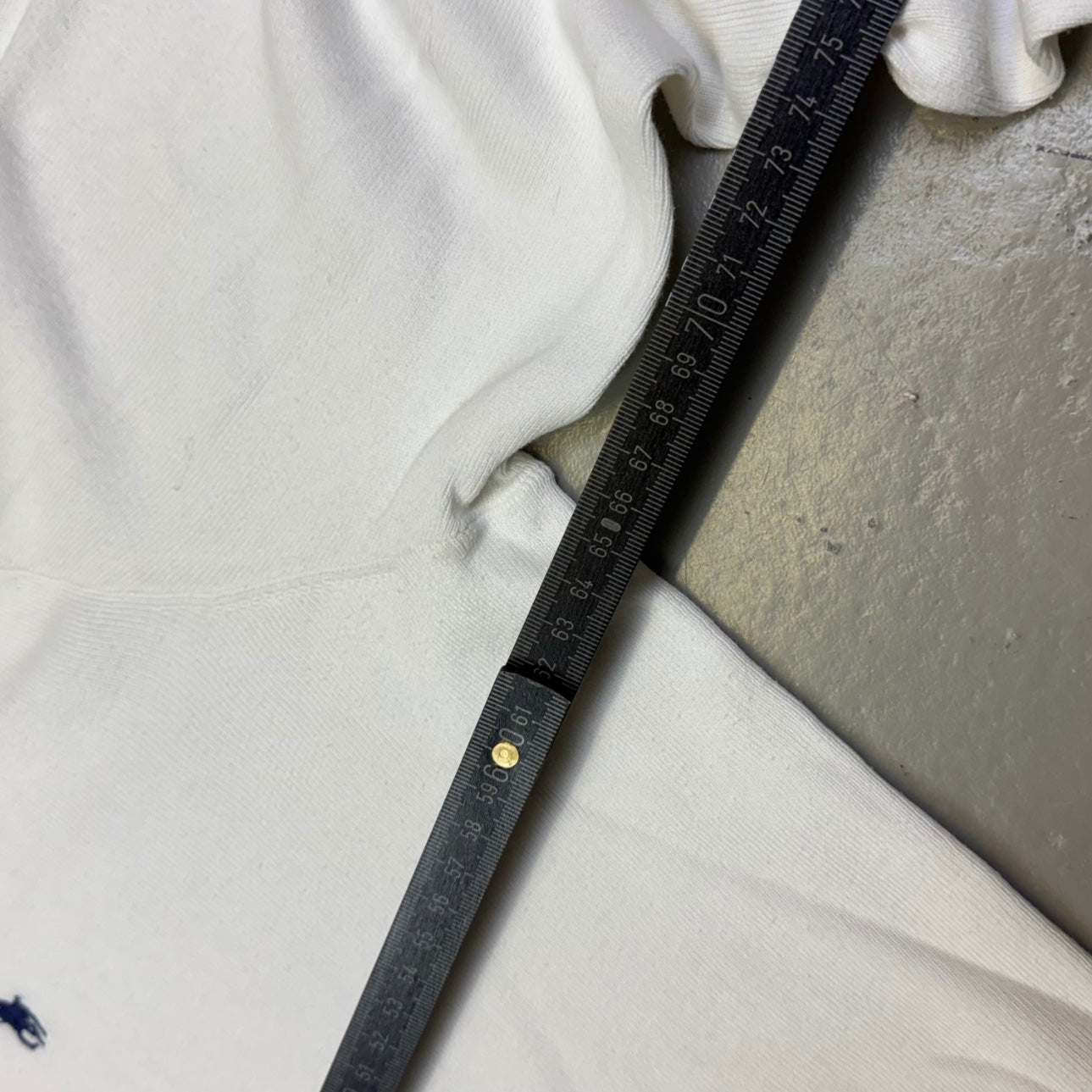 1990's Ralph Lauren White Sweatshirt *rare (XL)