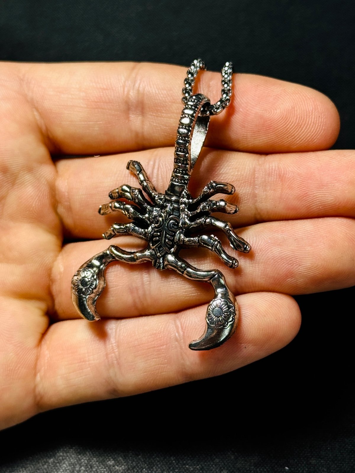 Scorpion Pendant Stainless Steel Necklace - Lennys Vintage