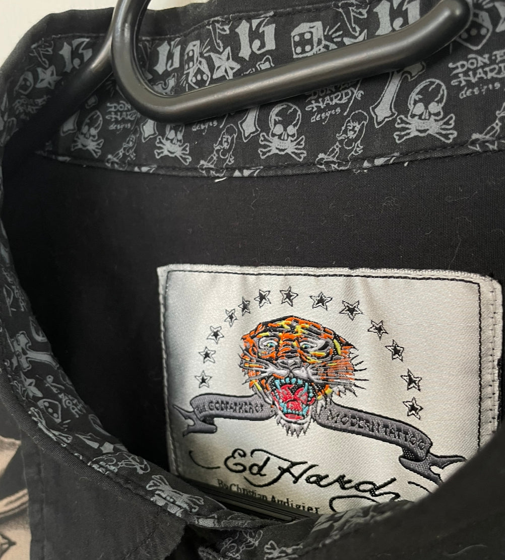 Y2K Ed Hardy Shirt (XL)