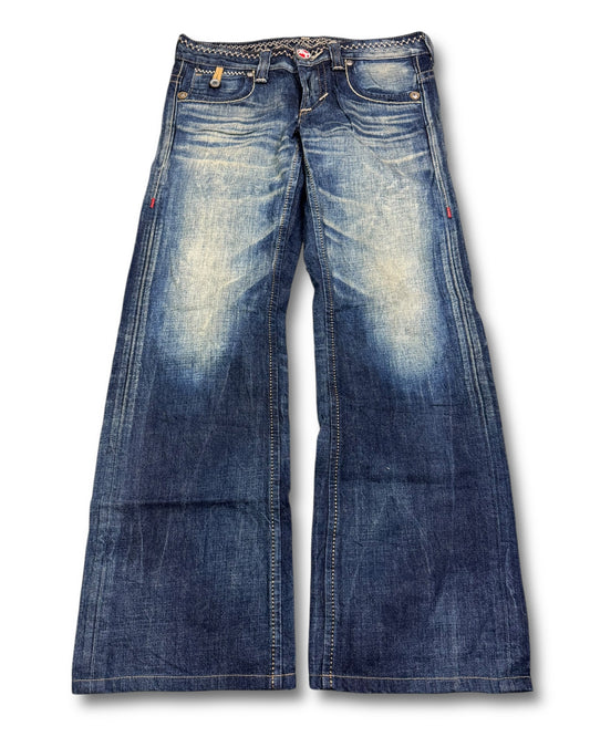 2000's Edwin Japanese Baggy Jeans Women's *very rare 30x28 (M)