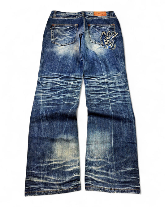 2000's Stockton Japanese Archive Straight/Baggy Jeans *very rare 34x34 (L)