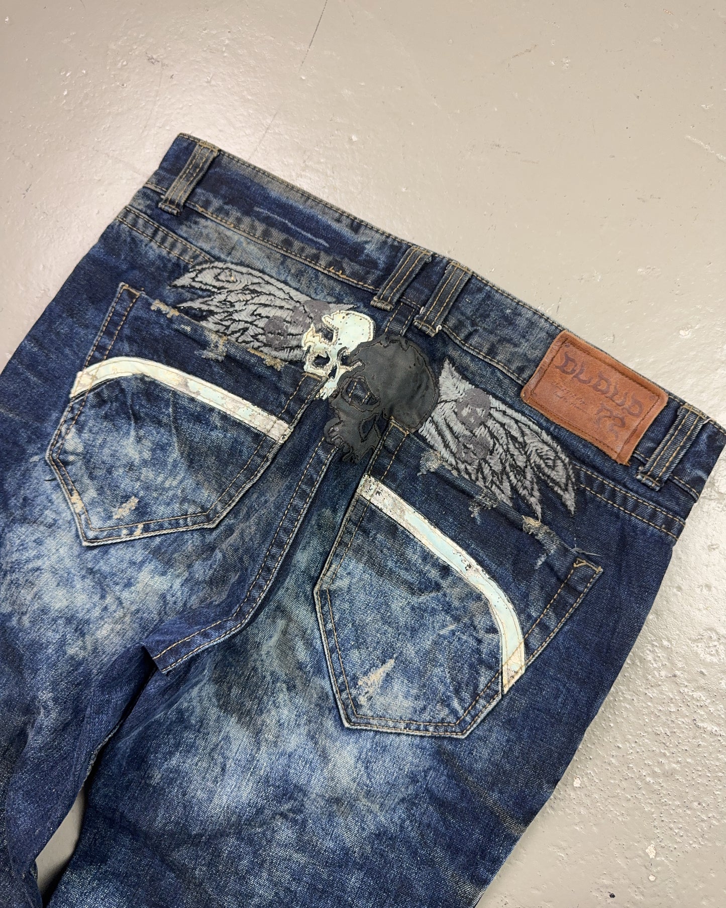 2000's Cloud7 Japanese Archive Straight Jeans *very rare 34x28 (L)