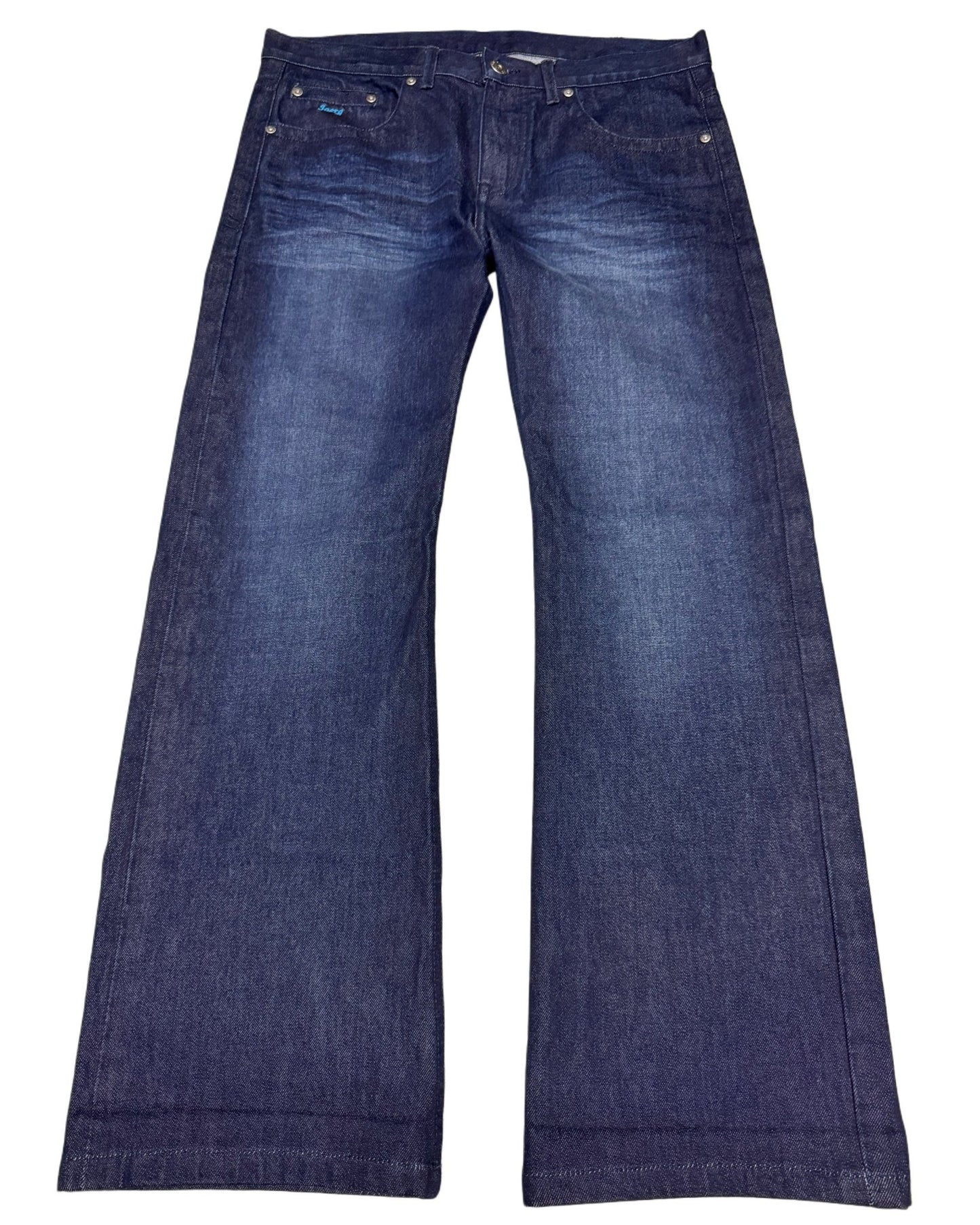 00‘s Custom Tailored Bootcut Jeans *1of1 36x32 - Lennys Vintage