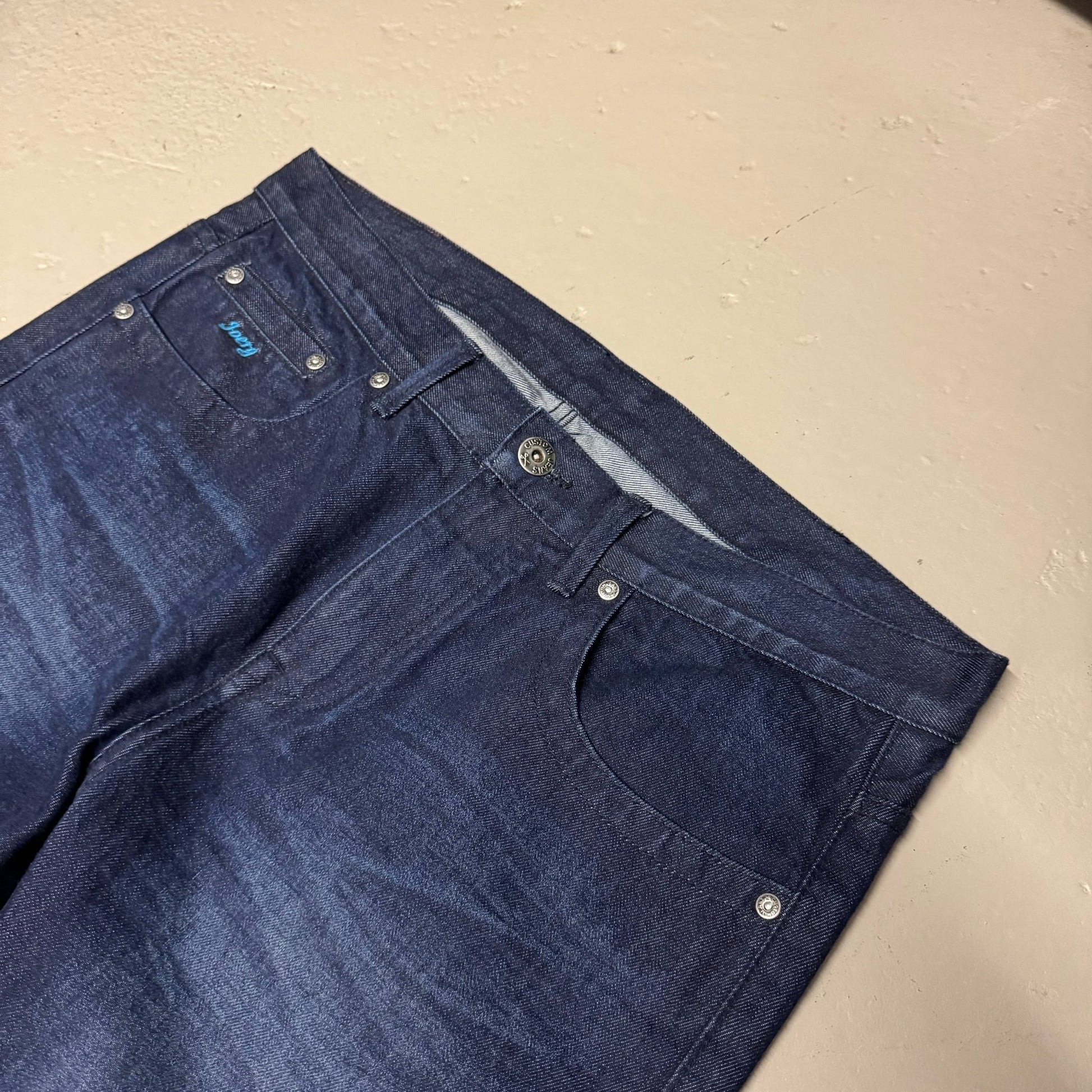 00‘s Custom Tailored Bootcut Jeans *1of1 36x32 - Lennys Vintage