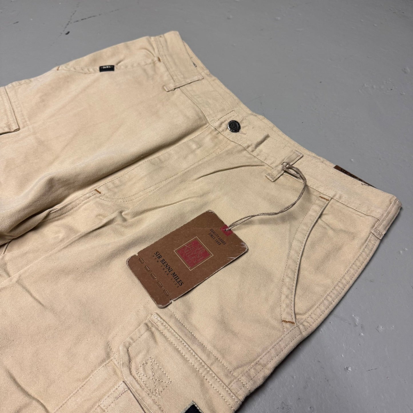 00‘s Sir Benni Miles Hip Hop Cargo Baggy Jeans *selten 33x33 - Lennys Vintage