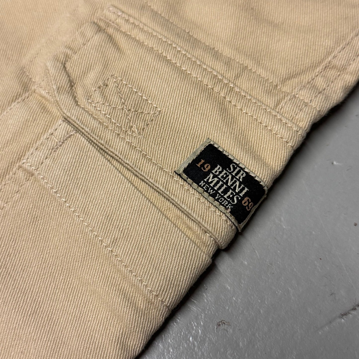 00‘s Sir Benni Miles Hip Hop Cargo Baggy Jeans *selten 33x33 - Lennys Vintage