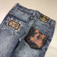 2000's Xi Shi Bao Japanese Straight/Baggy Jeans *rare 34x34 (L)