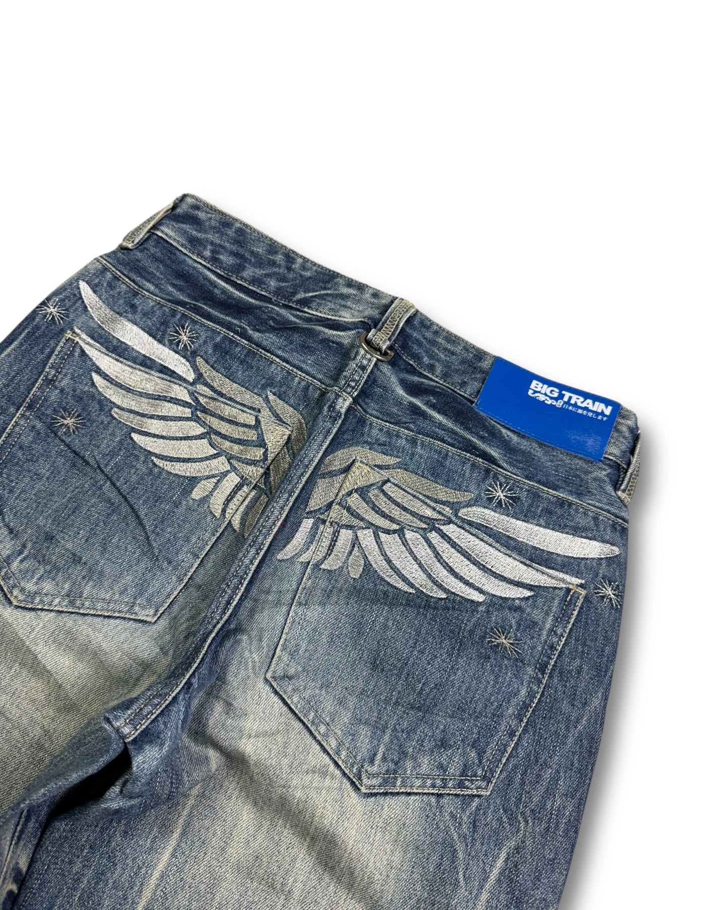 2000's Big Train Straight/Baggy Japanese Jeans *very rare 30x34 (M)