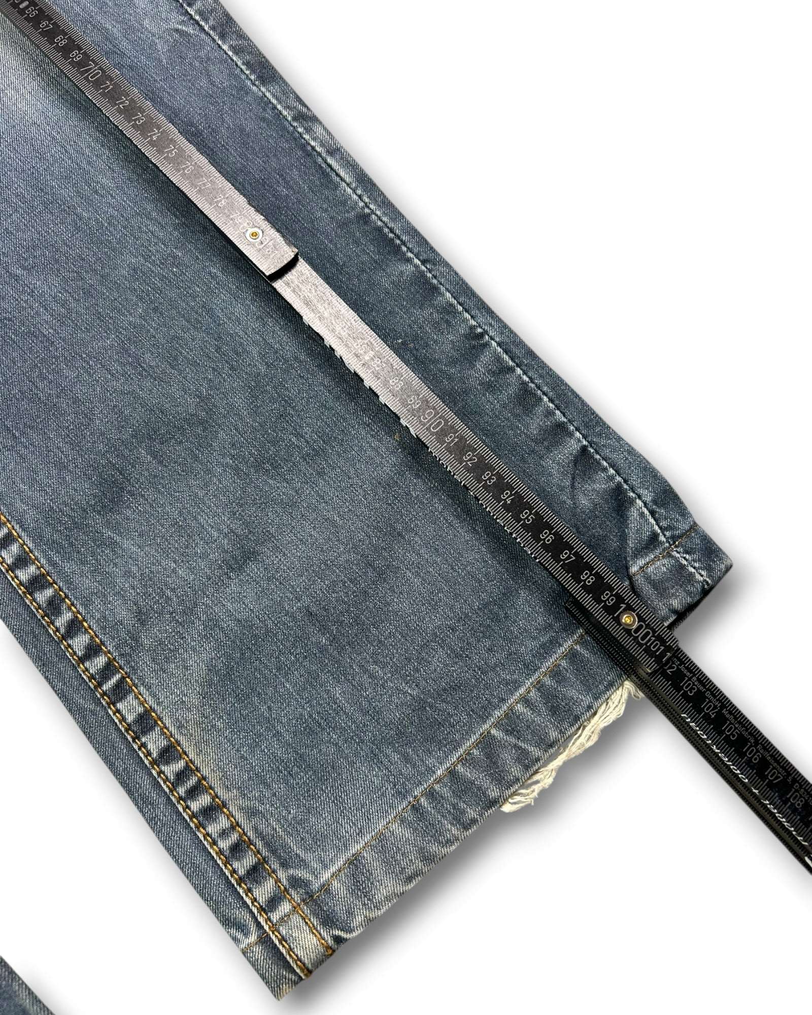 2000's Tough Jeansmith Straight/Baggy Japanese Jeans *rare 38x30 (XXL)