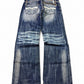 2000's Bobson Japanese Straight/Baggy Jeans *rare 34x32 (L)