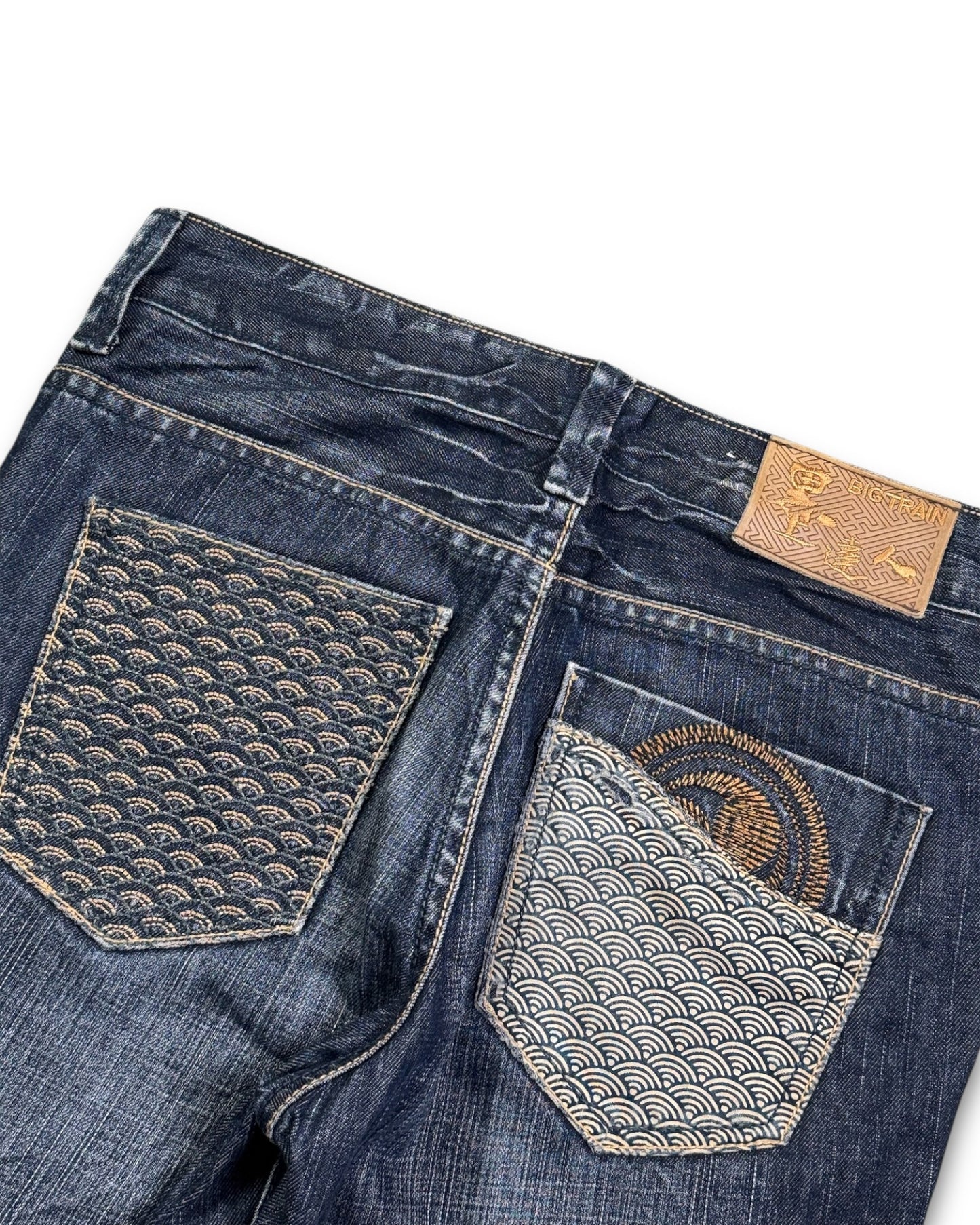 2000's Big Train Slim/Straight Japanese Jeans *rare 30x30 (M)