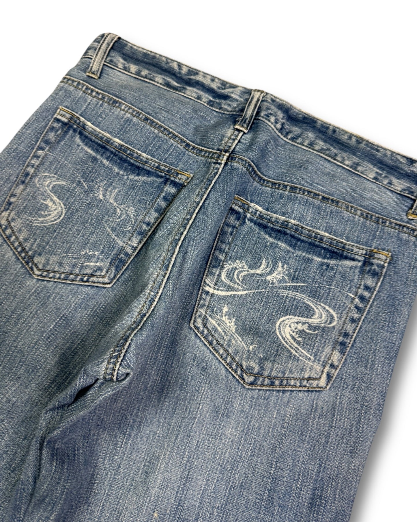 2000's Straight Japanese Jeans *rare 30x30 (M)