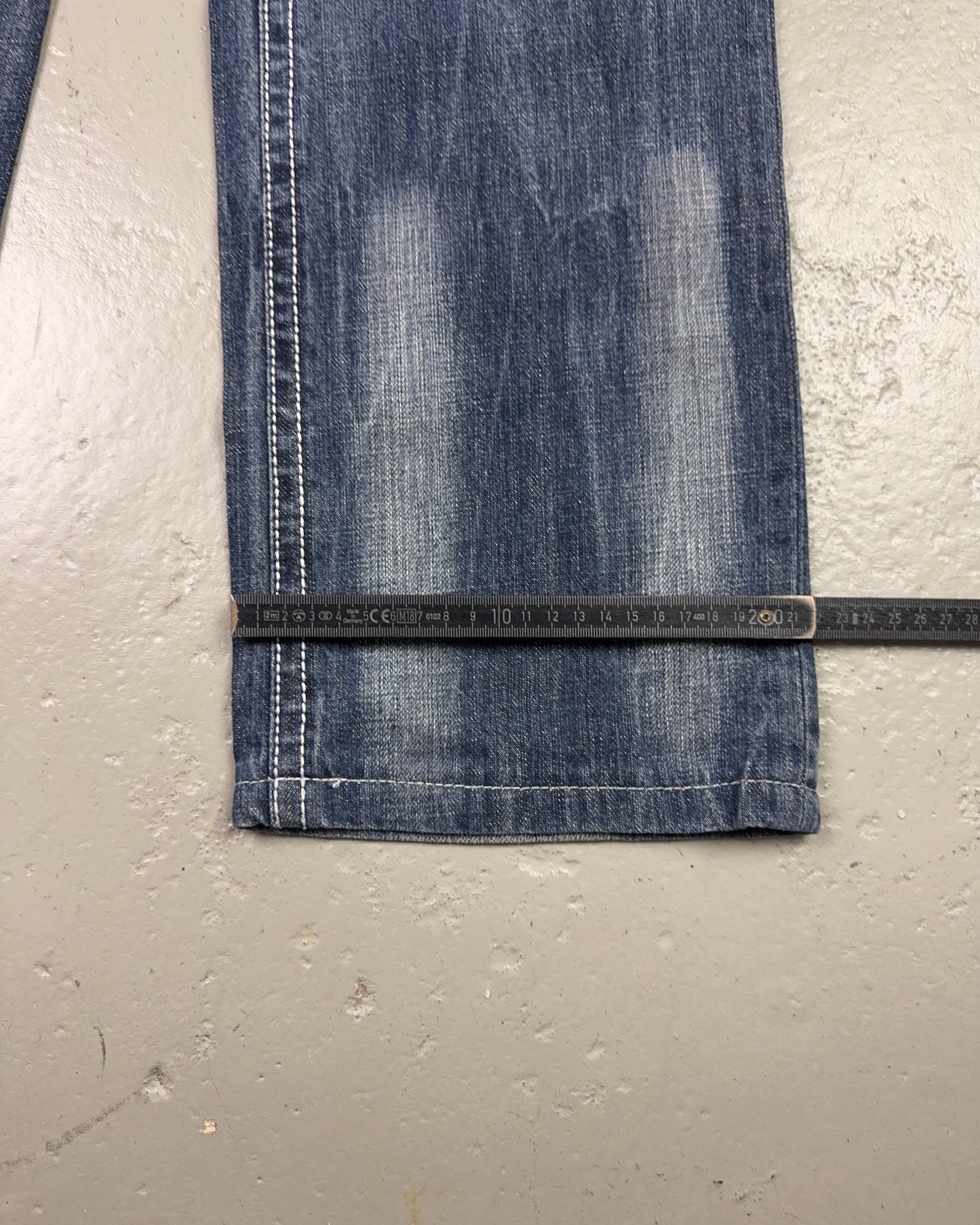 2000's Bobson Japanese Straight/Baggy Jeans *rare 34x32 (L)