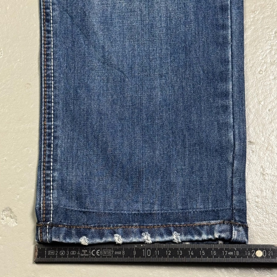 2000’s Comme Des Garcons BT-Play Japanese Koi Straight Jeans *rare 34x28