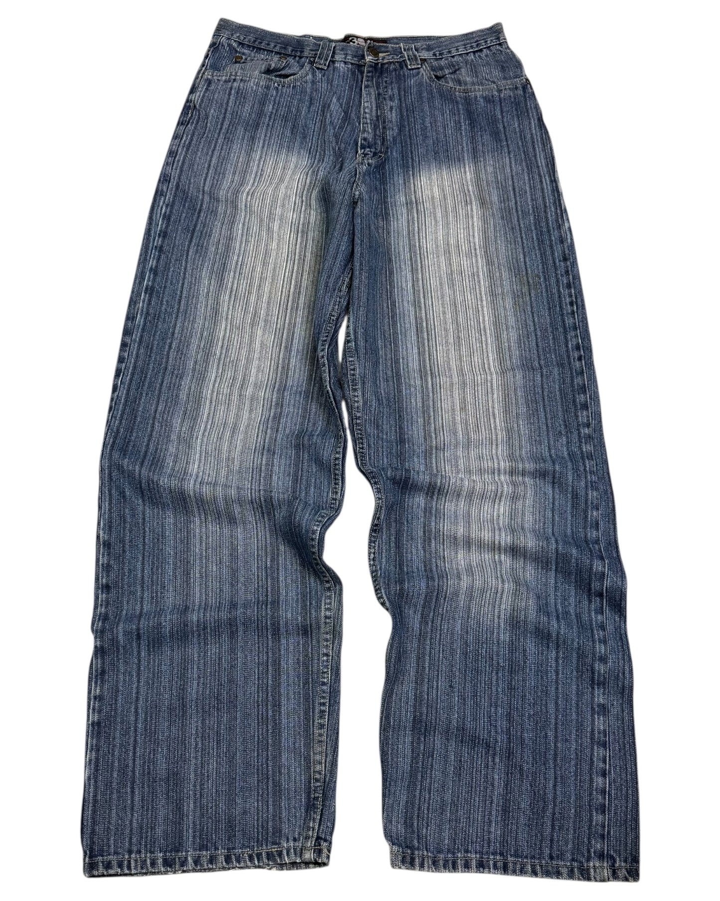 2000‘s 30 Below Hip Hop Baggy Jeans Heavy Denim *rare 34x34