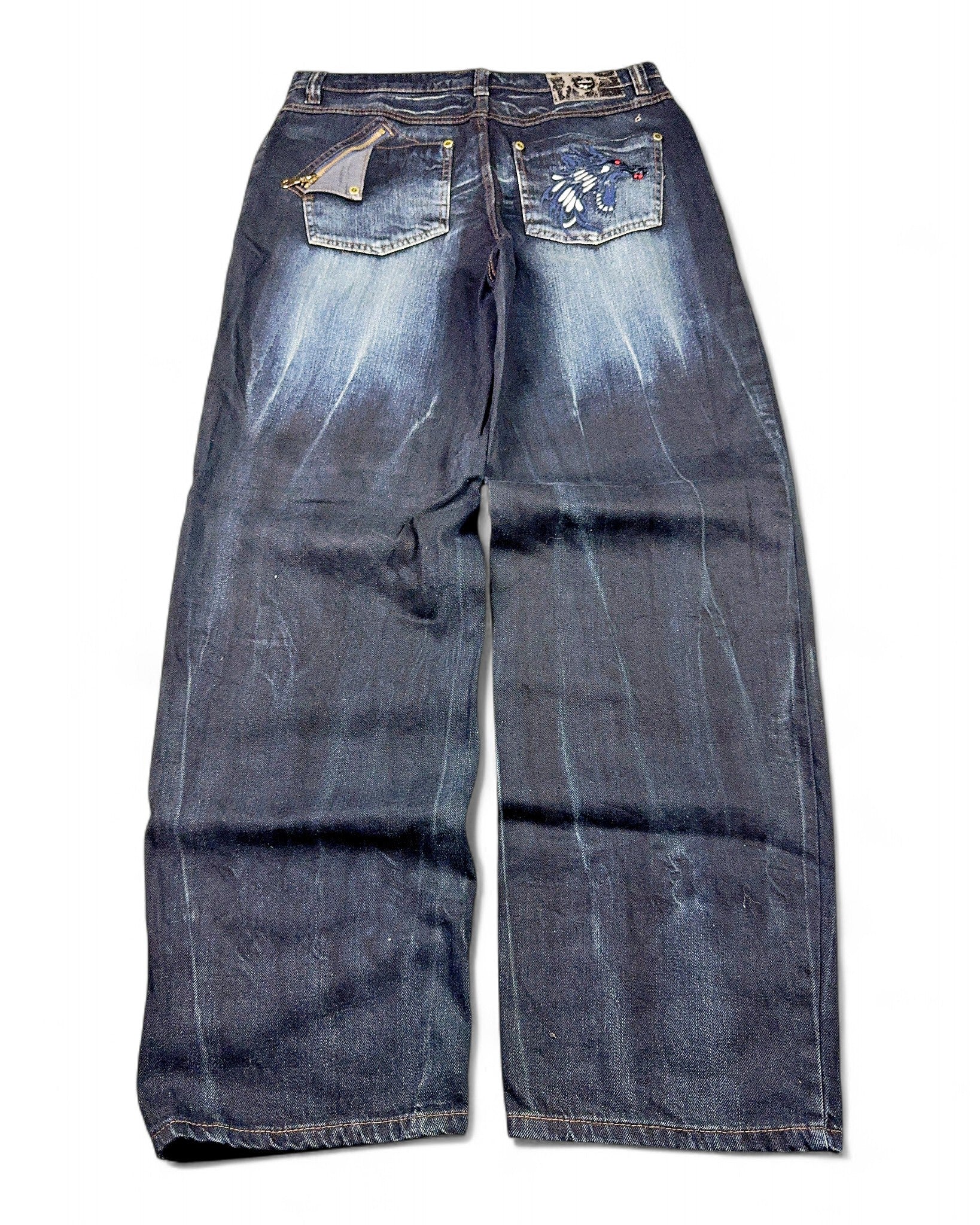2000's Lafele Fashion Japanese Baggy Jeans * 32x32 (M)
