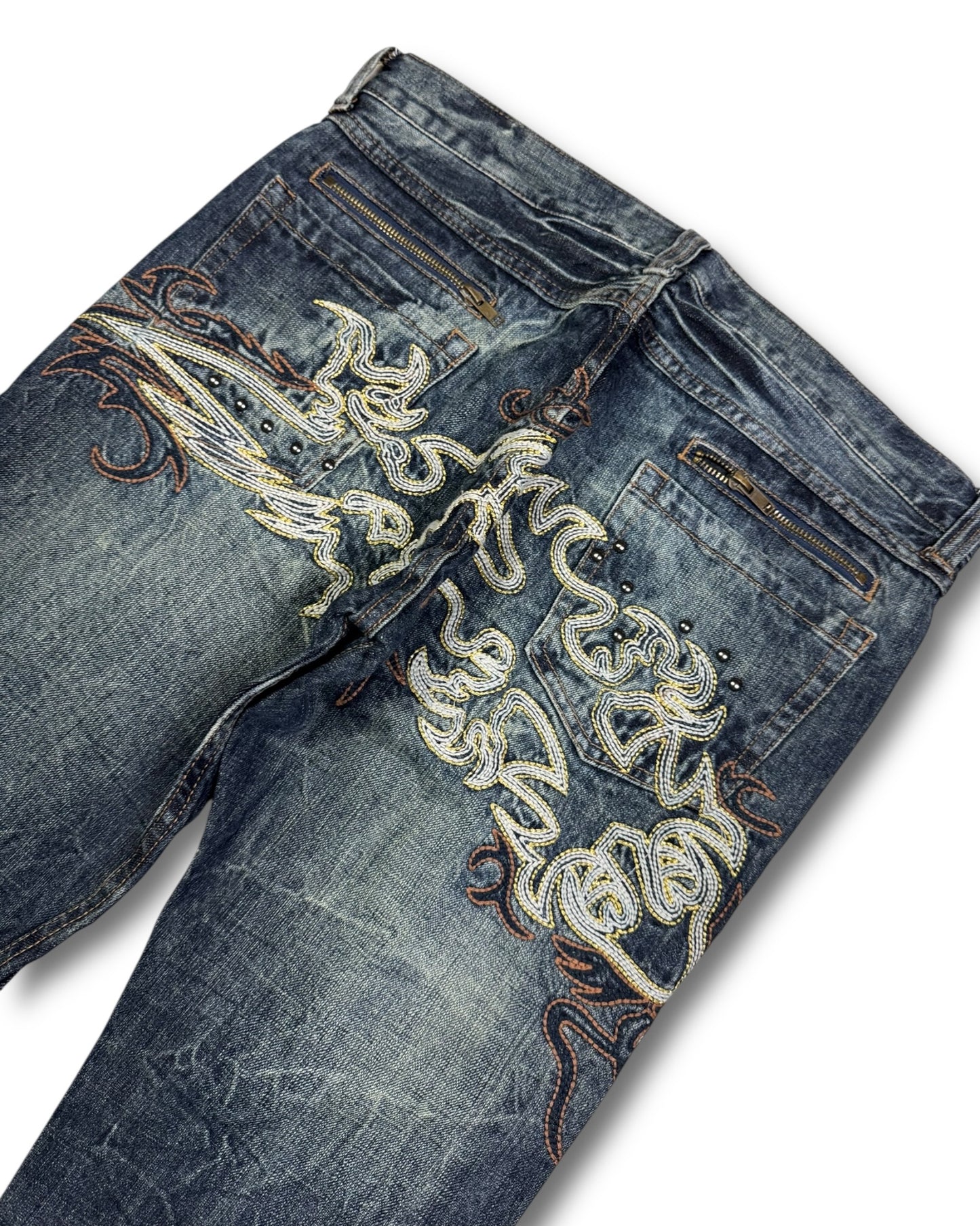 2000's Oririn Japanese Straight Jeans *very rare 32x30 (M)