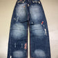 2000's Lepaco Hip Hop Baggy Jeans *very rare 28x32 (S)