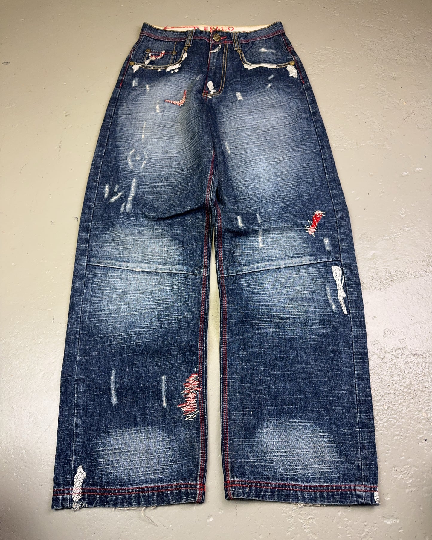 2000's Lepaco Hip Hop Baggy Jeans *very rare 28x32 (S)