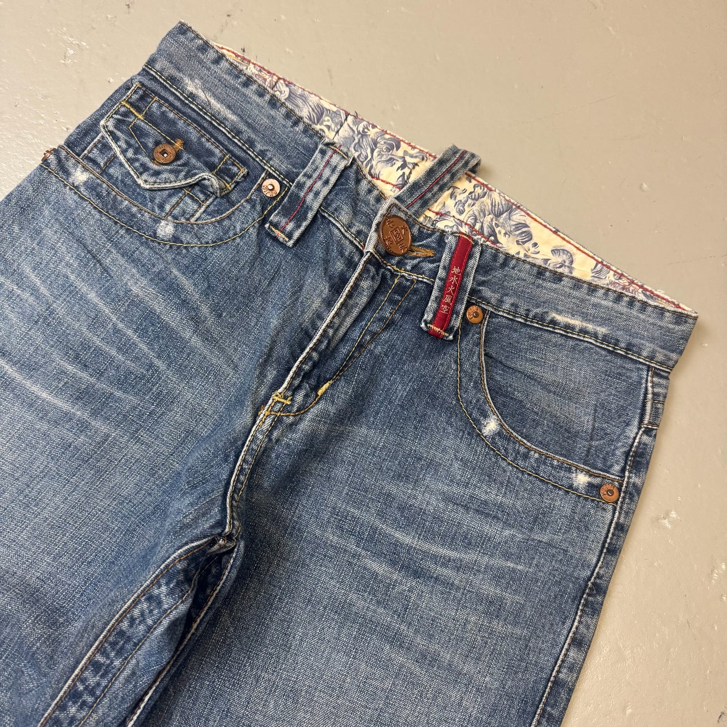 2000‘s Blue Way Japanese Straight Jeans *rare 30x32