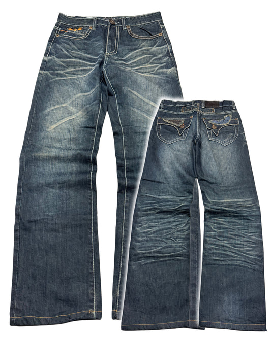2000‘s Osaka Big Train Japanese Archive Baggy Jeans *very rare 30x32