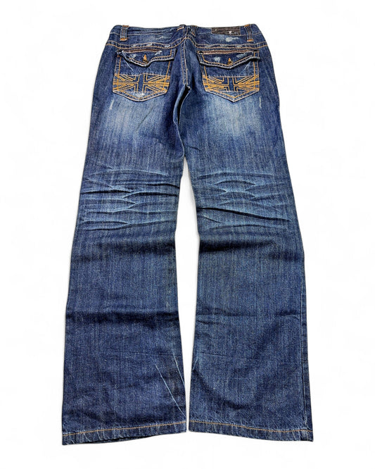 2000's Crux London Baggy Jeans *rare 38x34 (XXL)