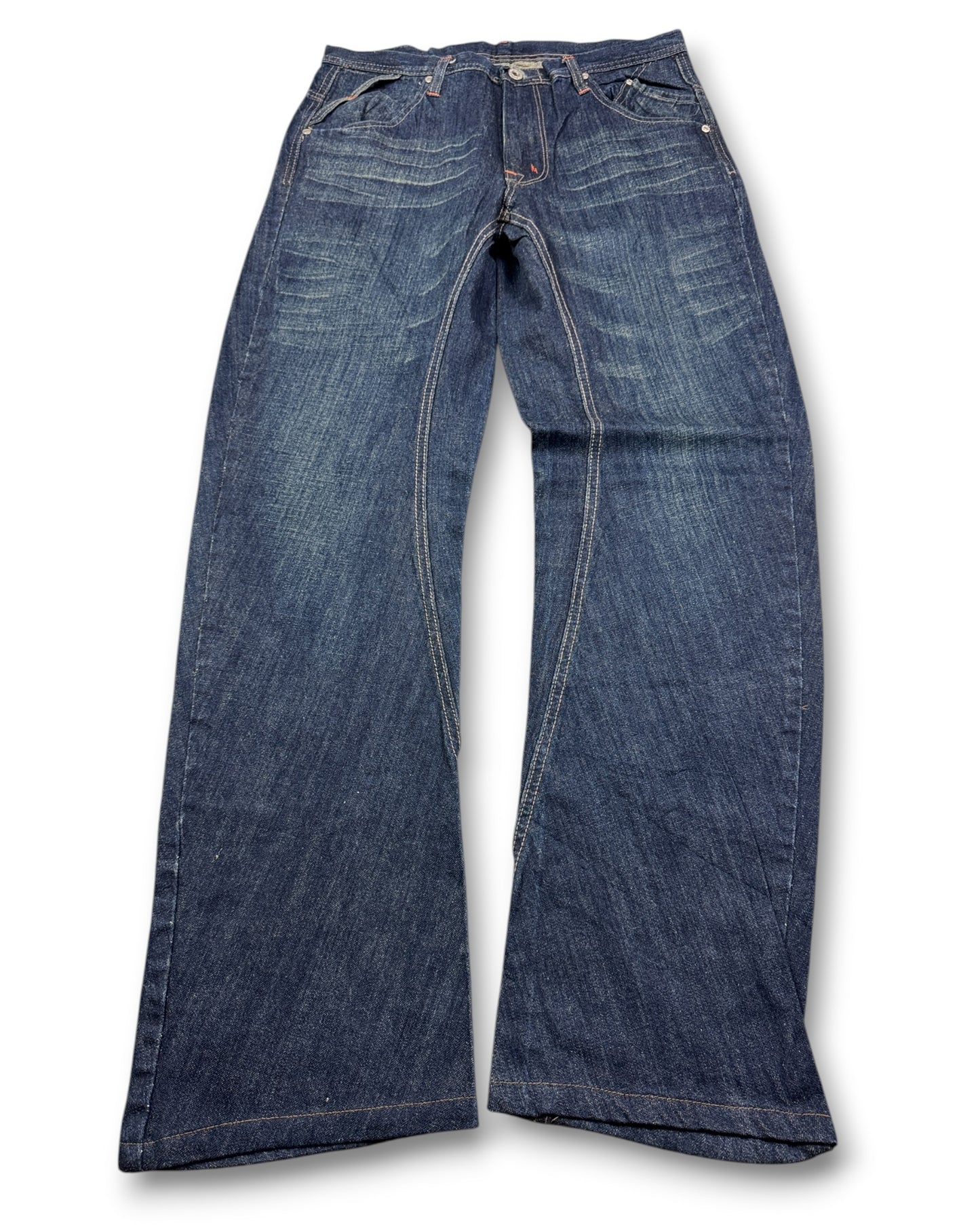 2000's Oni Straight/Baggy Japanese Jeans *very rare 32x32 (M)