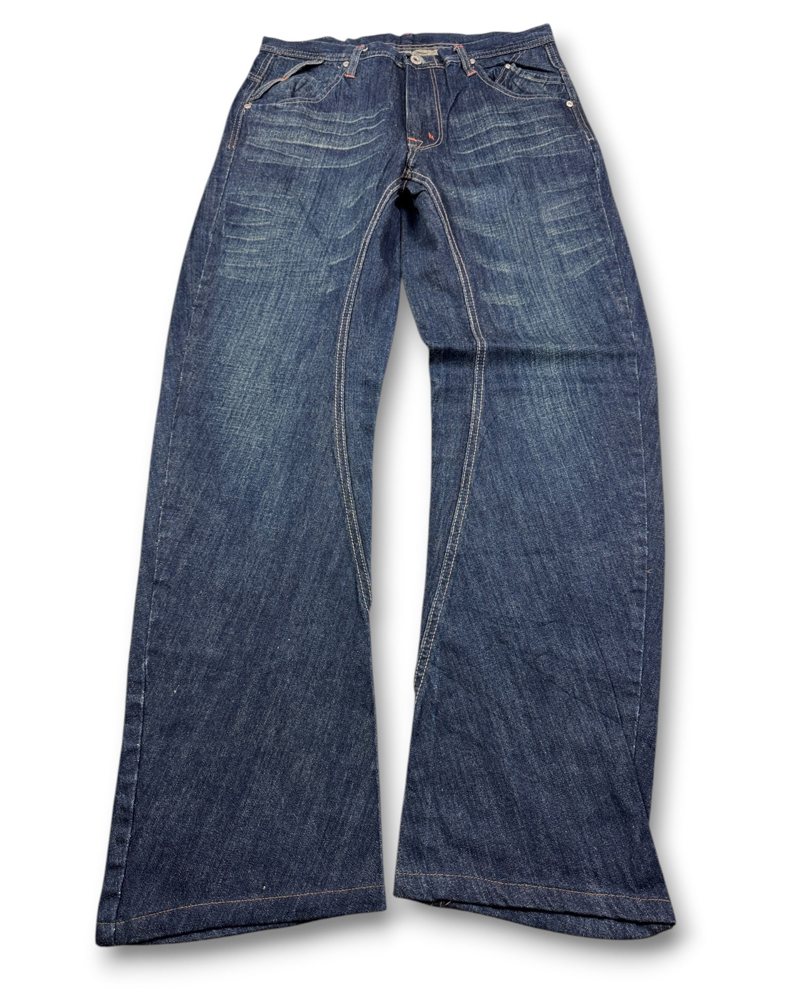 2000's Oni Straight/Baggy Japanese Jeans *very rare 32x32 (M)