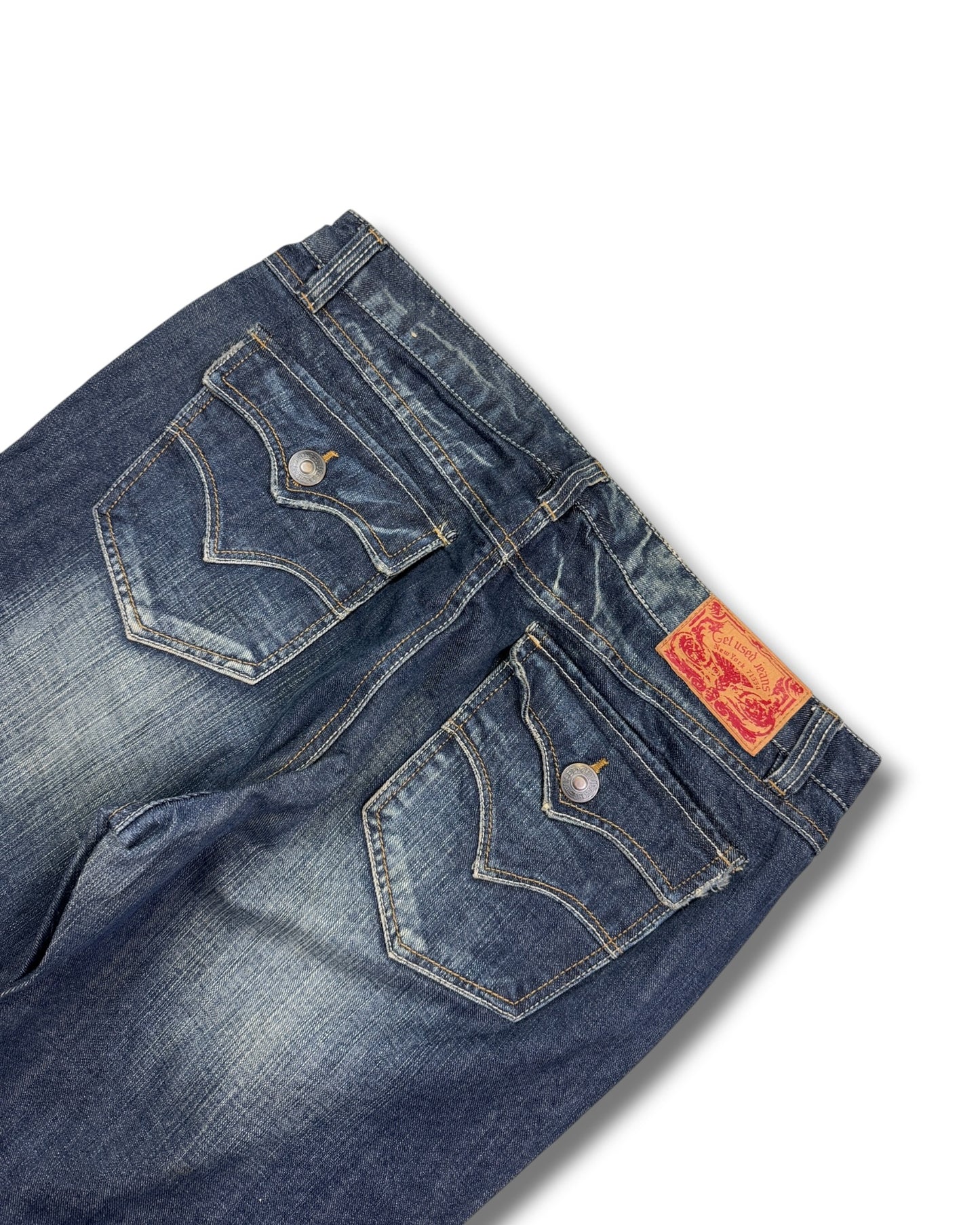 2000's Get Used Baggy Hip Hop Jeans *rare 36x30 (XL)