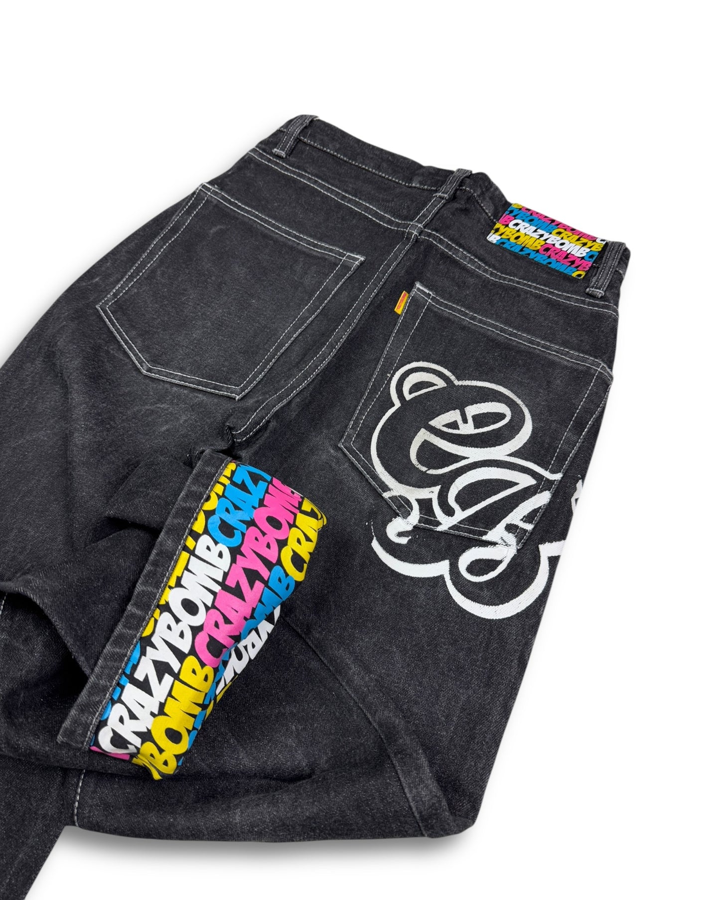 2000's Crazy Bomb Straight Jeans *very rare 28x32 (XS)
