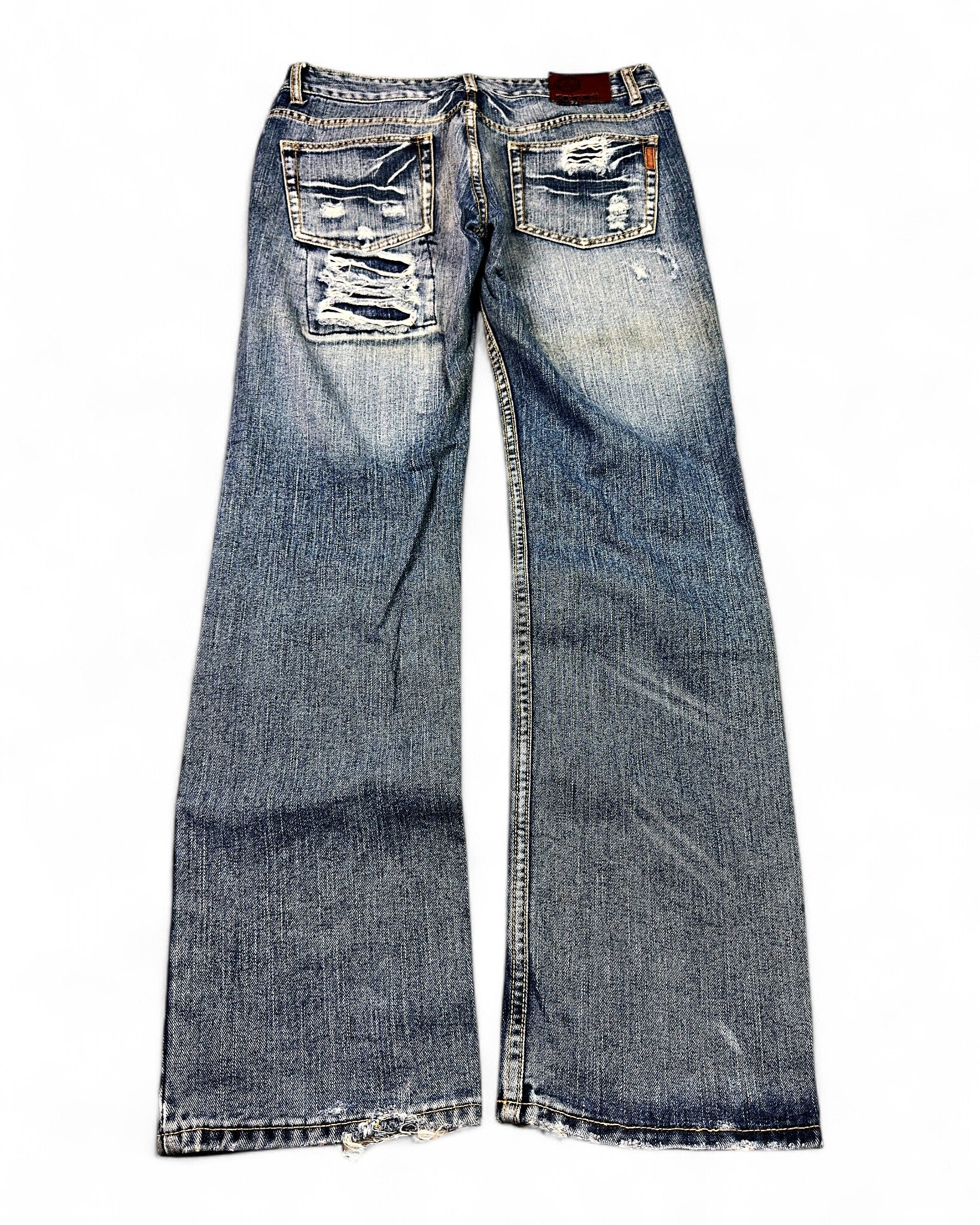 2000's Boy's Japanese Straight Jeans *very rare 34x32 (L)