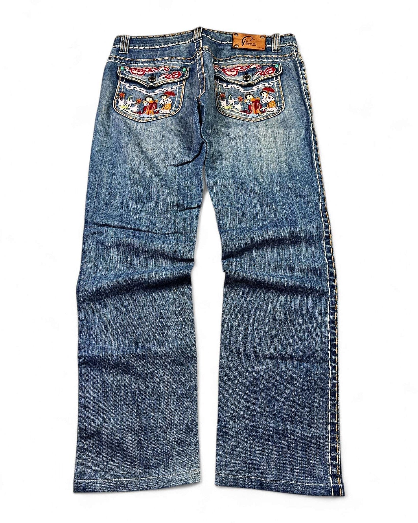 2000's People Of The World Straight Jeans *very rare 32x28 (M)