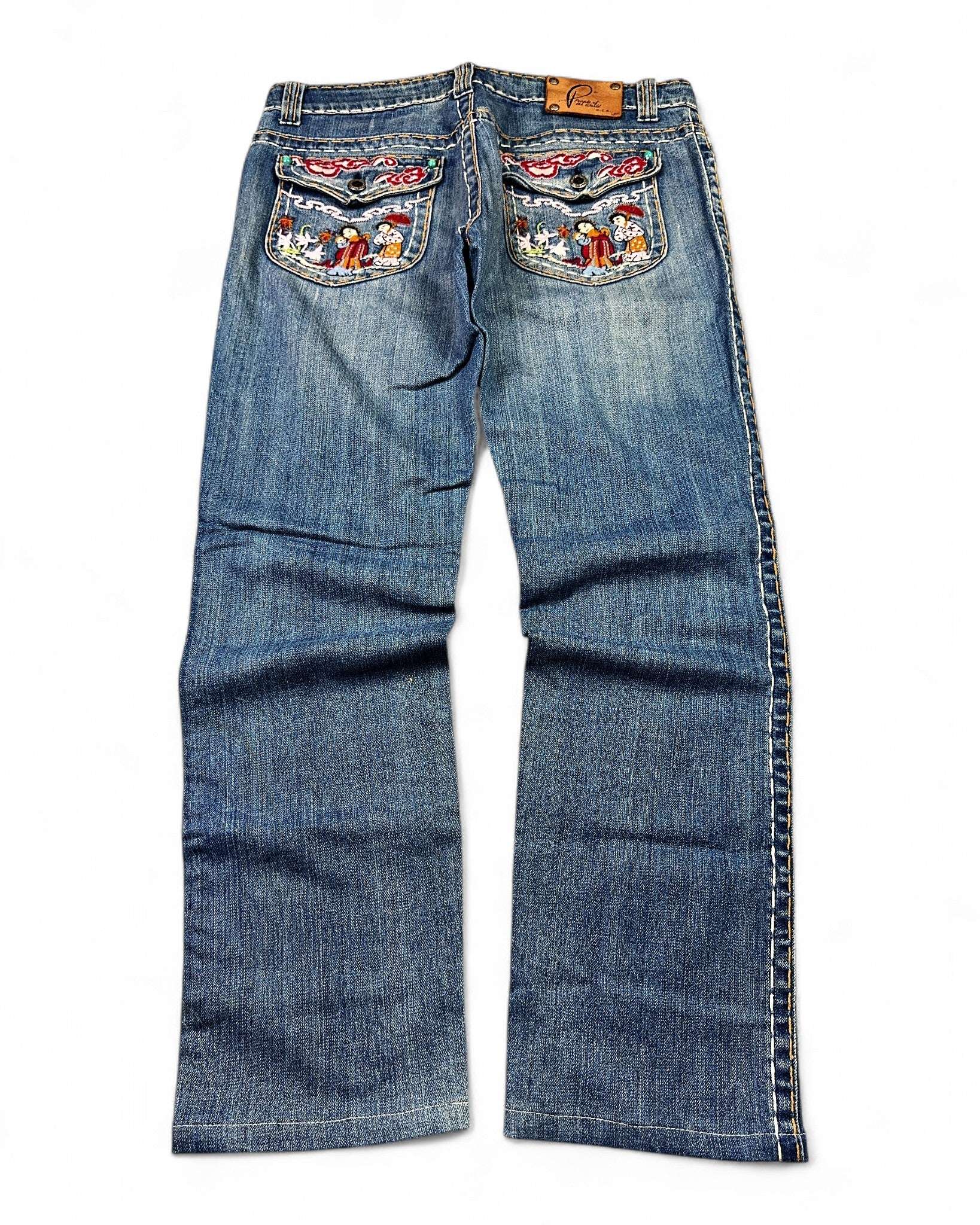 2000's People Of The World Straight Jeans *very rare 32x28 (M)