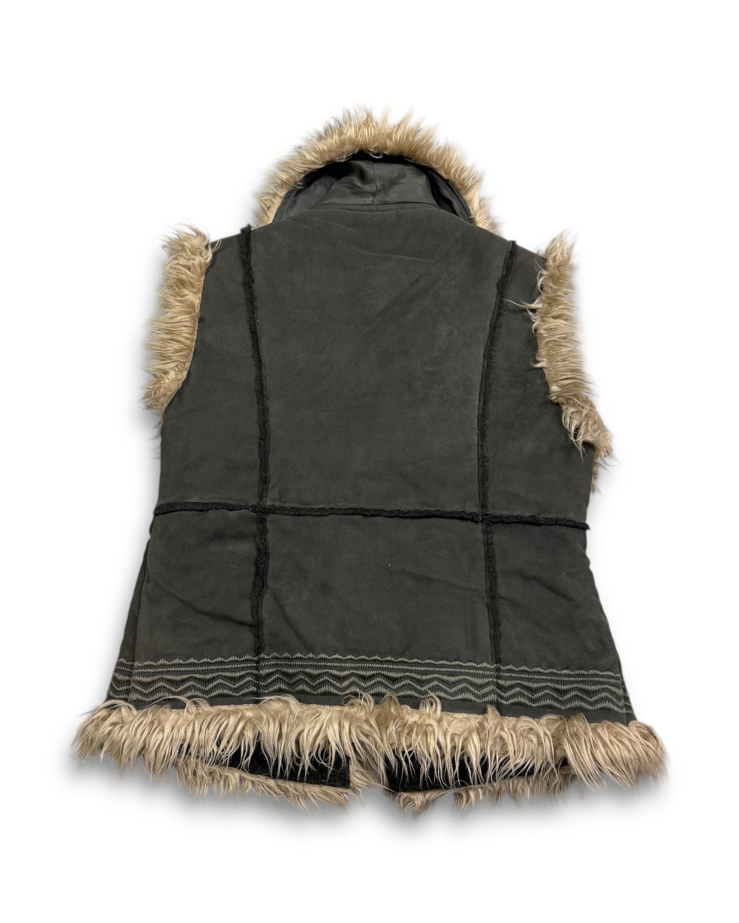 2000‘s Faux Fur Vest Women‘s (XL)