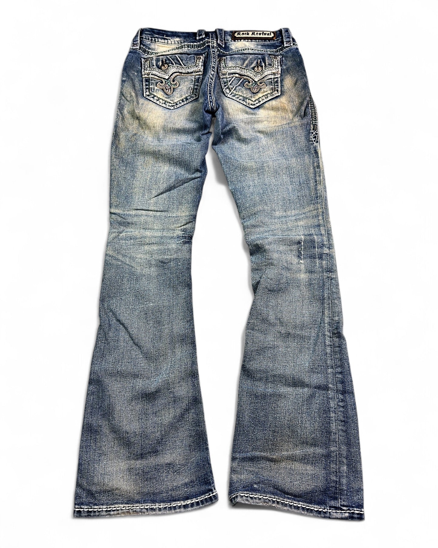 2000's Rock Revival Low Waist/Bootcut Jeans Women's *very rare 26x30 (S)