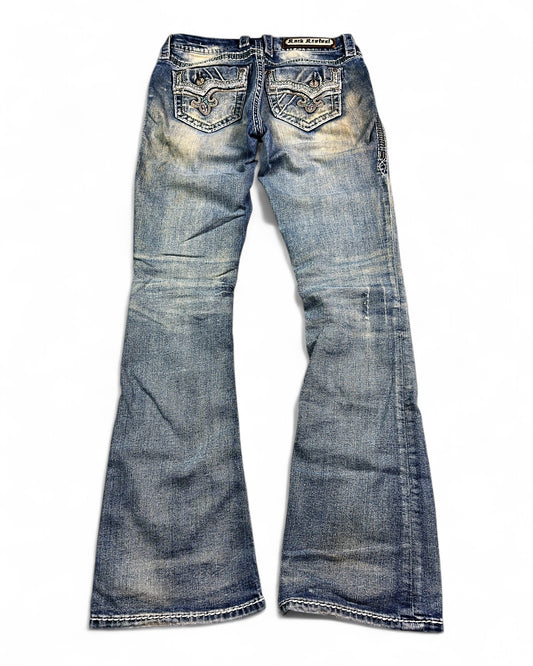 2000's Rock Revival Low Waist/Bootcut Jeans Women's *very rare 26x30 (S)