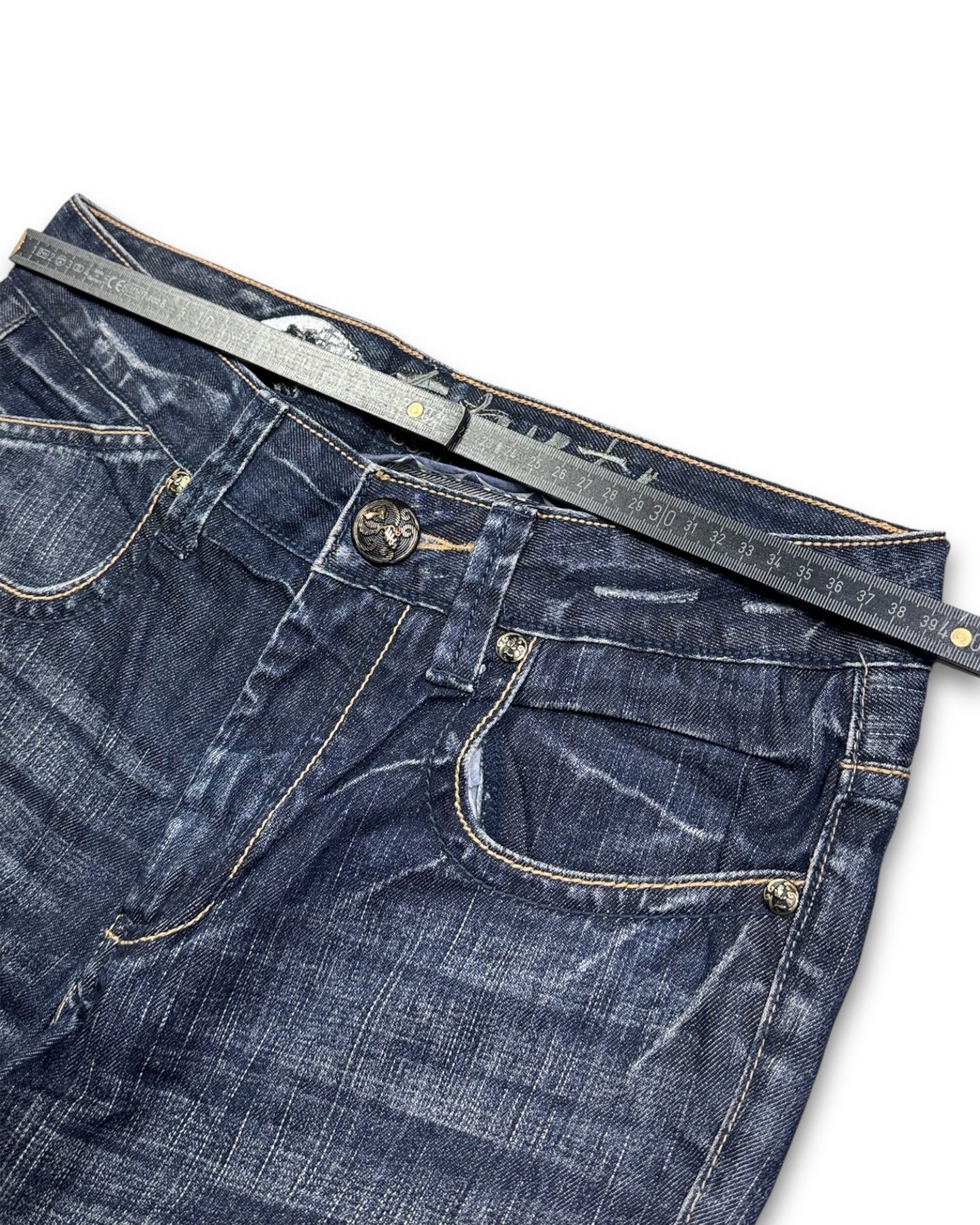 2000's Big Train Slim/Straight Japanese Jeans *rare 30x30 (M)